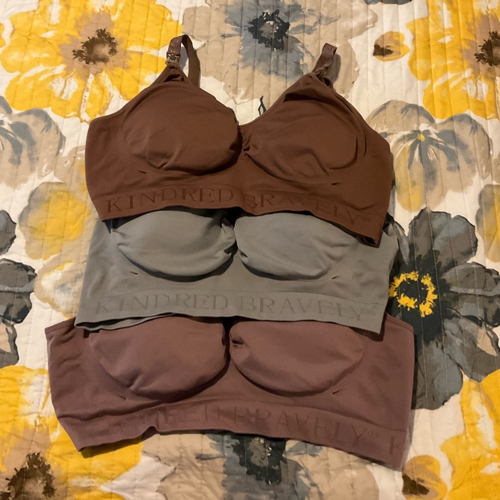 3 Kindred Bravely Nursing Bras